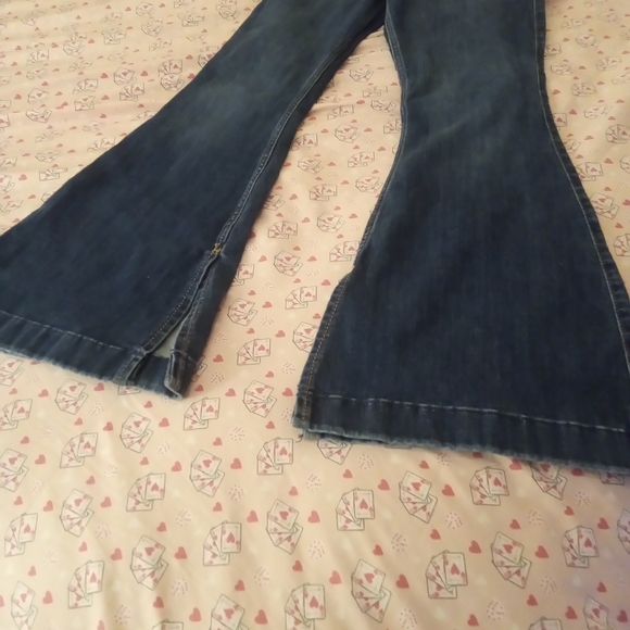 Hollister Dark Blue Flare Jeans - Picture 2 of 8